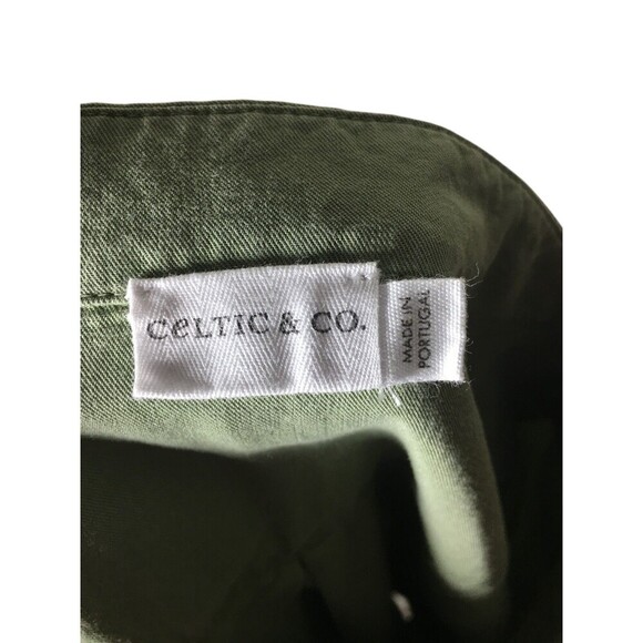 Celtic & Co Top Women's Size 12 Green Short Sleeve Lyocell - Picture 5 of 8